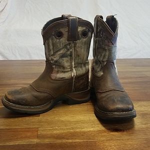 Toddler camouflage cowboy boots